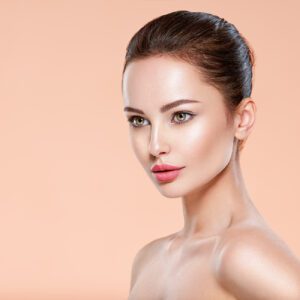 A model using our product Botox Cosmetic Treatment, Dermal Fillers, Double Chin Treatment, Skin Booster Treatment, Platelet-rich Plasma Injection, Thermage Treatment, Titan Skin Tightening Technology, Pearl Fractional Laser Treatment, Laser Genesis Treatment, Laser Toning Treatment, 3D Skin Rejuvenation Treatment, Intense Pulsed Light Therapy, Viora Radio Frequency Treatment, Blue Light Photodynamic Therapy, Laser Hair Removal, V-line Botox Treatment, Acne Scars Treatment, AviClear Laser Treatment, rosacea laser treatment, double chin removal, skin tightening treatment, Treatments for Uneven Skin Tone, Pigmentation Treatment, pore treatment, sweating botox treatment, Hair Loss Treatments, Non-Contact Fat Reduction, CoolSculpting, Redefining Muscle Sculpting, Ideal Protein Weight Loss Program, Microneedling Therapy, Microdermabrasion Therapy, and Chemical Peel by Trinity Medispa a Medical Cosmetic Clinic in Toronto located at 3434 Yonge St., Toronto, ON M4N 2M9.