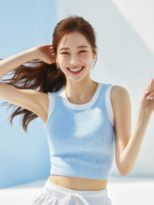 A model using our product Botox Cosmetic Treatment, Dermal Fillers, Double Chin Treatment, Skin Booster Treatment, Platelet-rich Plasma Injection, Thermage Treatment, Titan Skin Tightening Technology, Pearl Fractional Laser Treatment, Laser Genesis Treatment, Laser Toning Treatment, 3D Skin Rejuvenation Treatment, Intense Pulsed Light Therapy, Viora Radio Frequency Treatment, Blue Light Photodynamic Therapy, Laser Hair Removal, V-line Botox Treatment, Acne Scars Treatment, AviClear Laser Treatment, rosacea laser treatment, double chin removal, skin tightening treatment, Treatments for Uneven Skin Tone, Pigmentation Treatment, pore treatment, sweating botox treatment, Hair Loss Treatments, Non-Contact Fat Reduction, CoolSculpting, Redefining Muscle Sculpting, Ideal Protein Weight Loss Program, Microneedling Therapy, Microdermabrasion Therapy, and Chemical Peel by Trinity Medispa a Medical Cosmetic Clinic in Toronto located at 3434 Yonge St., Toronto, ON M4N 2M9.