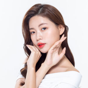 A model using our product Botox Cosmetic Treatment, Dermal Fillers, Double Chin Treatment, Skin Booster Treatment, Platelet-rich Plasma Injection, Thermage Treatment, Titan Skin Tightening Technology, Pearl Fractional Laser Treatment, Laser Genesis Treatment, Laser Toning Treatment, 3D Skin Rejuvenation Treatment, Intense Pulsed Light Therapy, Viora Radio Frequency Treatment, Blue Light Photodynamic Therapy, Laser Hair Removal, V-line Botox Treatment, Acne Scars Treatment, AviClear Laser Treatment, rosacea laser treatment, double chin removal, skin tightening treatment, Treatments for Uneven Skin Tone, Pigmentation Treatment, pore treatment, sweating botox treatment, Hair Loss Treatments, Non-Contact Fat Reduction, CoolSculpting, Redefining Muscle Sculpting, Ideal Protein Weight Loss Program, Microneedling Therapy, Microdermabrasion Therapy, and Chemical Peel by Trinity Medispa a Medical Cosmetic Clinic in Toronto located at 3434 Yonge St., Toronto, ON M4N 2M9.