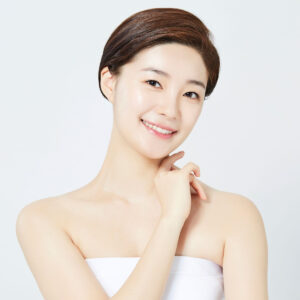 A model using our product Botox Cosmetic Treatment, Dermal Fillers, Double Chin Treatment, Skin Booster Treatment, Platelet-rich Plasma Injection, Thermage Treatment, Titan Skin Tightening Technology, Pearl Fractional Laser Treatment, Laser Genesis Treatment, Laser Toning Treatment, 3D Skin Rejuvenation Treatment, Intense Pulsed Light Therapy, Viora Radio Frequency Treatment, Blue Light Photodynamic Therapy, Laser Hair Removal, V-line Botox Treatment, Acne Scars Treatment, AviClear Laser Treatment, rosacea laser treatment, double chin removal, skin tightening treatment, Treatments for Uneven Skin Tone, Pigmentation Treatment, pore treatment, sweating botox treatment, Hair Loss Treatments, Non-Contact Fat Reduction, CoolSculpting, Redefining Muscle Sculpting, Ideal Protein Weight Loss Program, Microneedling Therapy, Microdermabrasion Therapy, and Chemical Peel by Trinity Medispa a Medical Cosmetic Clinic in Toronto located at 3434 Yonge St., Toronto, ON M4N 2M9.